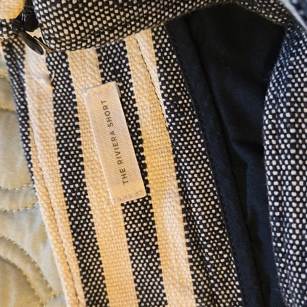 Striped Blue and White Shorts the Riviera Short from Loft - Picture 3 of 7
